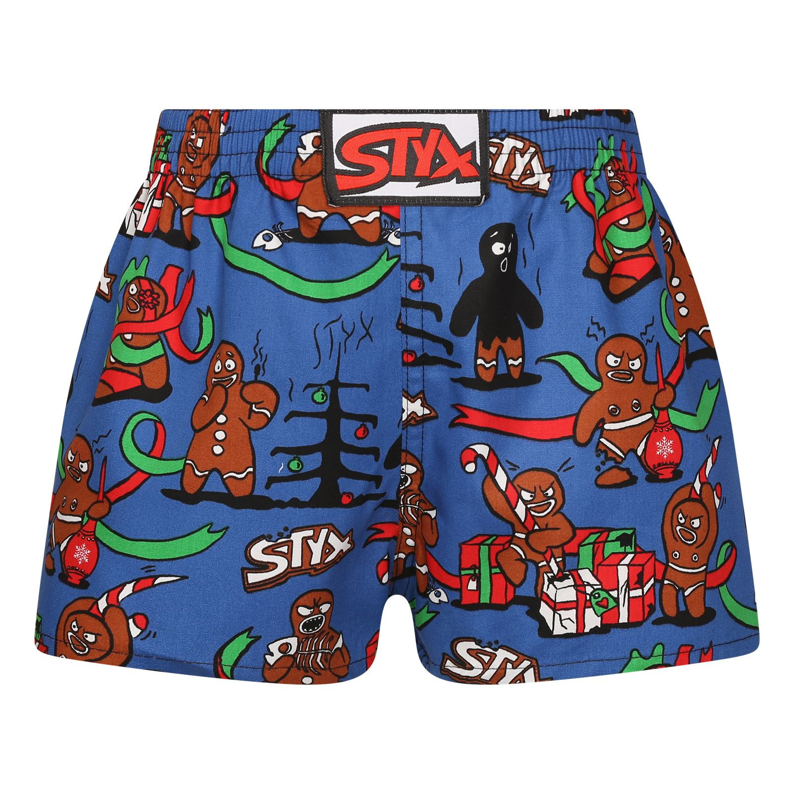 Dětské trenky Styx art klasická guma Vánoce perníčci (J1956) 4-5 let