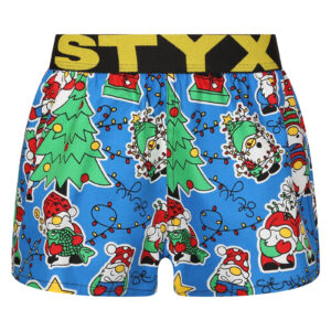 Dětské trenky Styx art sportovní guma Vánoce skřítci (BJ1959) 4-5 let