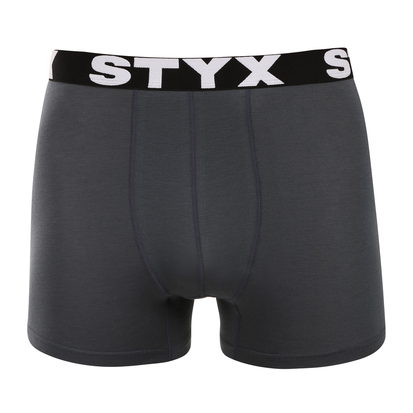 Pánské boxerky Styx merino sportovní guma šedé (GT1163) 3XL