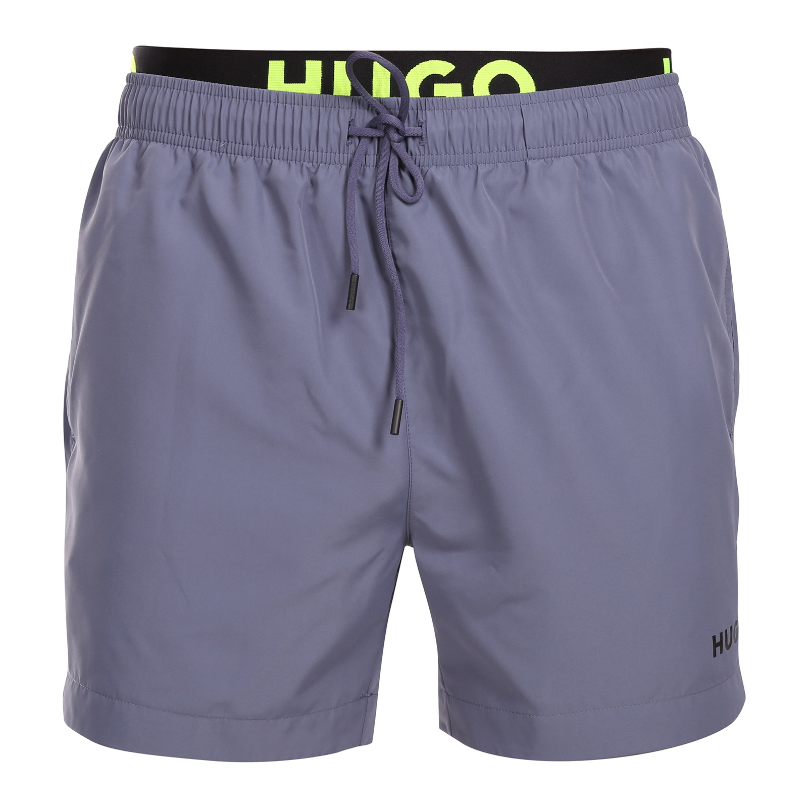 Pánské plavky HUGO šedé (50496287 423) L
