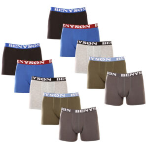 10PACK pánské boxerky Benysøn vícebarevné (2x4002) M