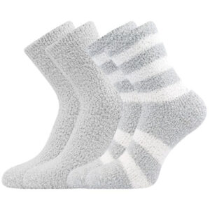 2PACK ponožky Boma domácí šedé (Světlana sv.šedá) S