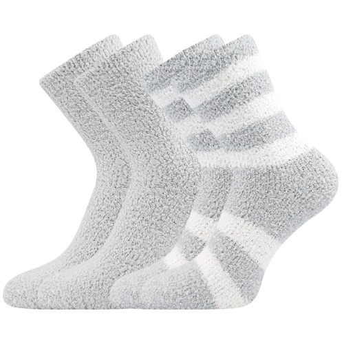 2PACK ponožky Boma domácí šedé (Světlana sv.šedá) S