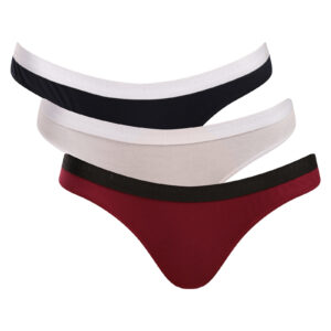 3PACK dámská tanga Pietro Filipi bambusová vícebarevná (3PLTV2) S