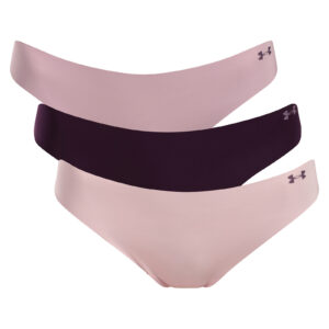 3PACK dámská tanga Under Armour bezešvá vícebarevná (1383893 647) L