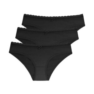 3PACK dámské kalhotky Dorina Naomi černé (D000891CO006-3X0009) XXL