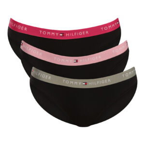 3PACK dámské kalhotky Tommy Hilfiger černé (UW0UW05529 0K7) M
