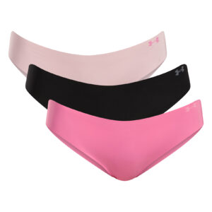 3PACK dámské kalhotky Under Armour bezešvé vícebarevné (1383897 637) M