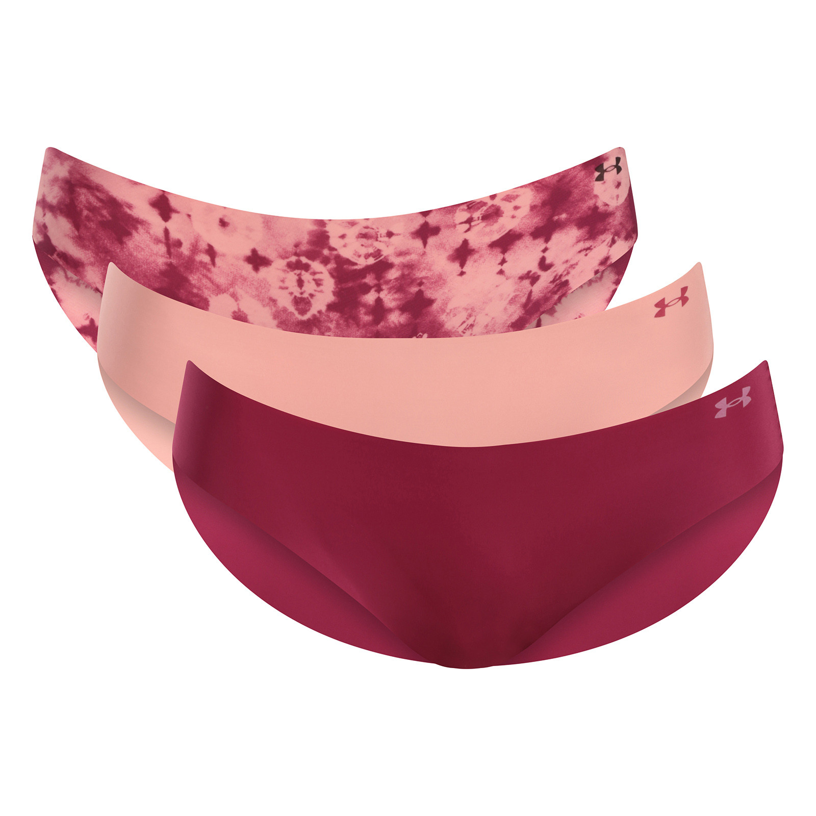 3PACK dámské kalhotky Under Armour bezešvé vícebarevné (1383898 623) XS