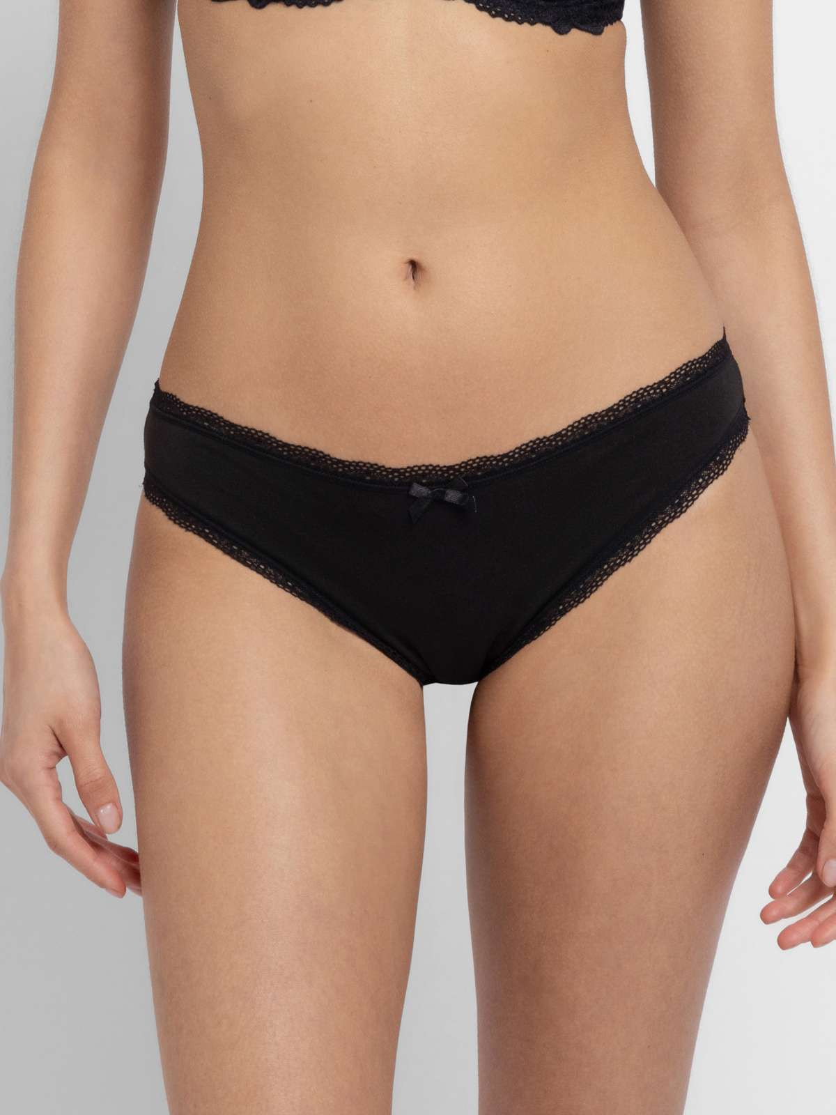 3PACK dámské kalhotky brazilky Dorina Essential Cotton černé (DCBZ0006CO035-3X0009) XXL - Obrázek 2