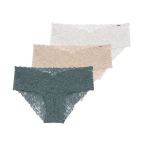 3PACK dámské kalhotky hipster Dorina Lana vícebarevné (D002188LA080-3X0035) 4XL