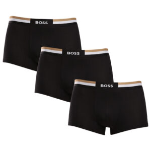 3PACK pánské boxerky BOSS černé (50516542 001) L