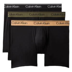 3PACK pánské boxerky Calvin Klein černé (NB4410-HUE) 4XL