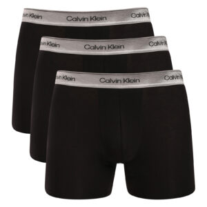 3PACK pánské boxerky Calvin Klein černé (NB4731-4XB) L