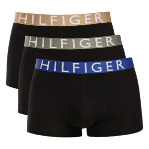 3PACK pánské boxerky Tommy Hilfiger černé (UM0UM03886 0XK) M