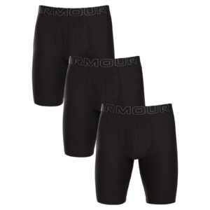 3PACK pánské boxerky Under Armour černé (1383880 001) S
