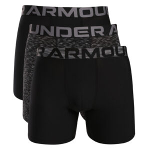 3PACK pánské boxerky Under Armour černé (6017009 024) L