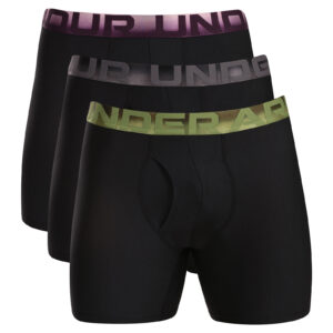 3PACK pánské boxerky Under Armour černé (6018838 001) L
