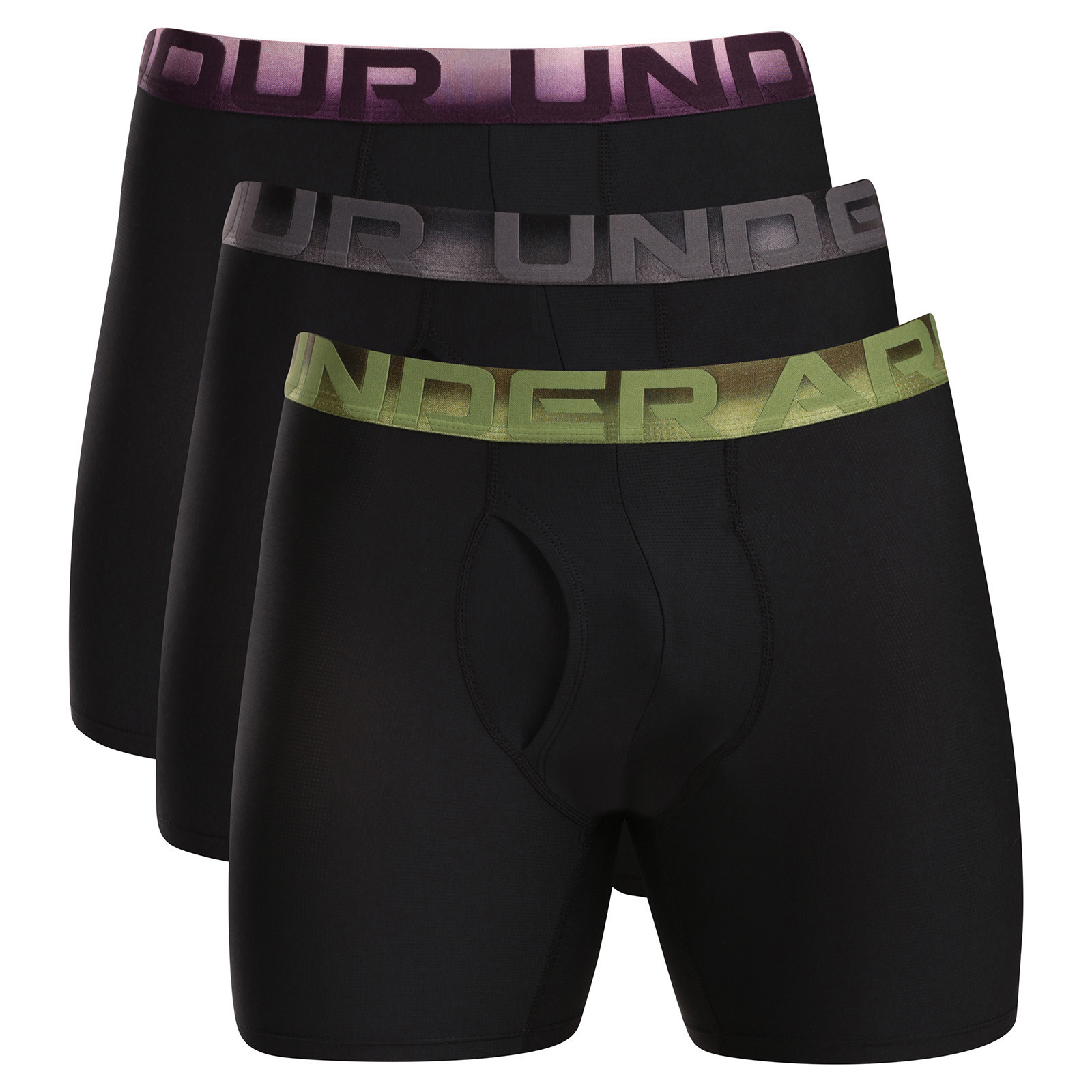 3PACK pánské boxerky Under Armour černé (6018838 001) L