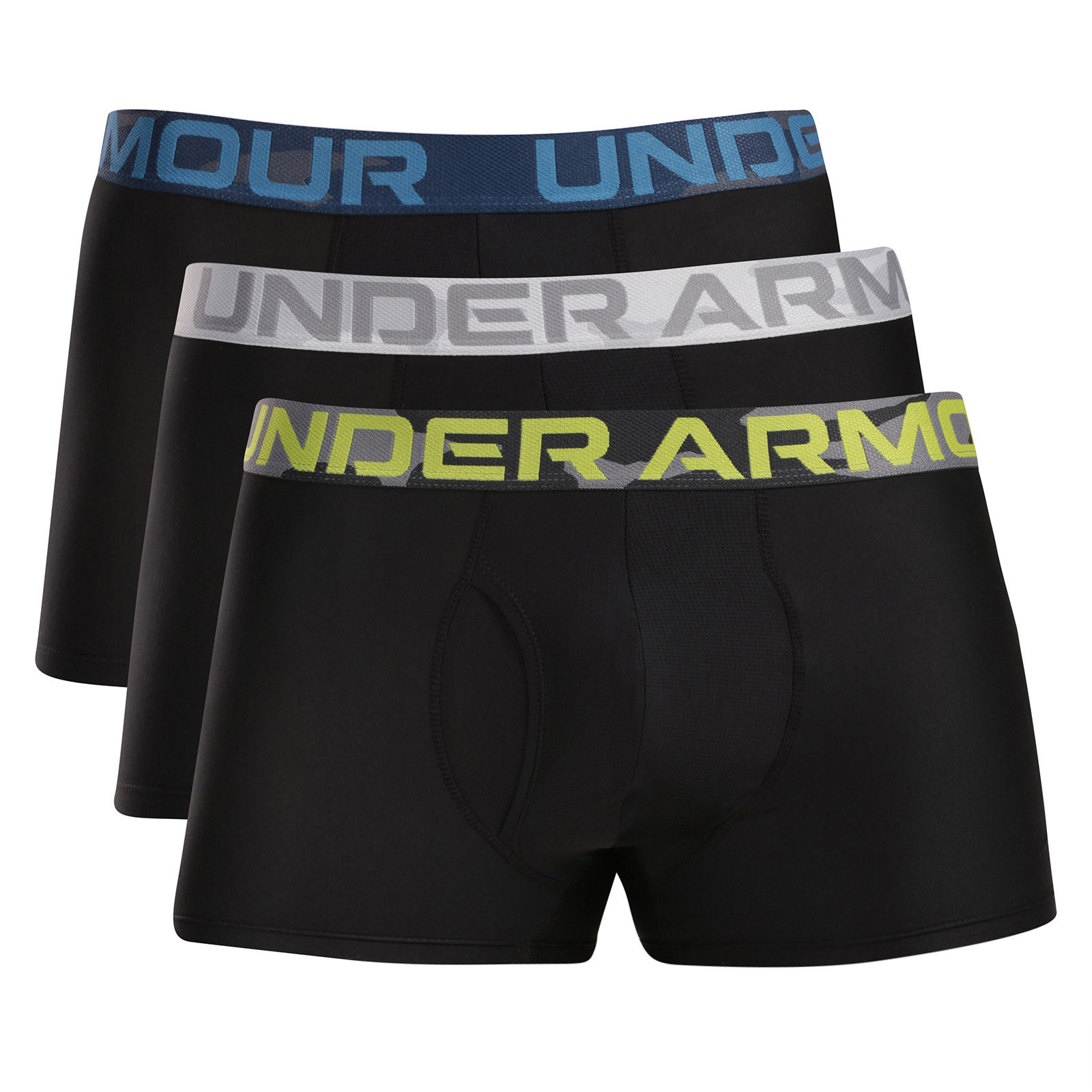 3PACK pánské boxerky Under Armour černé (6019060 001) XXL