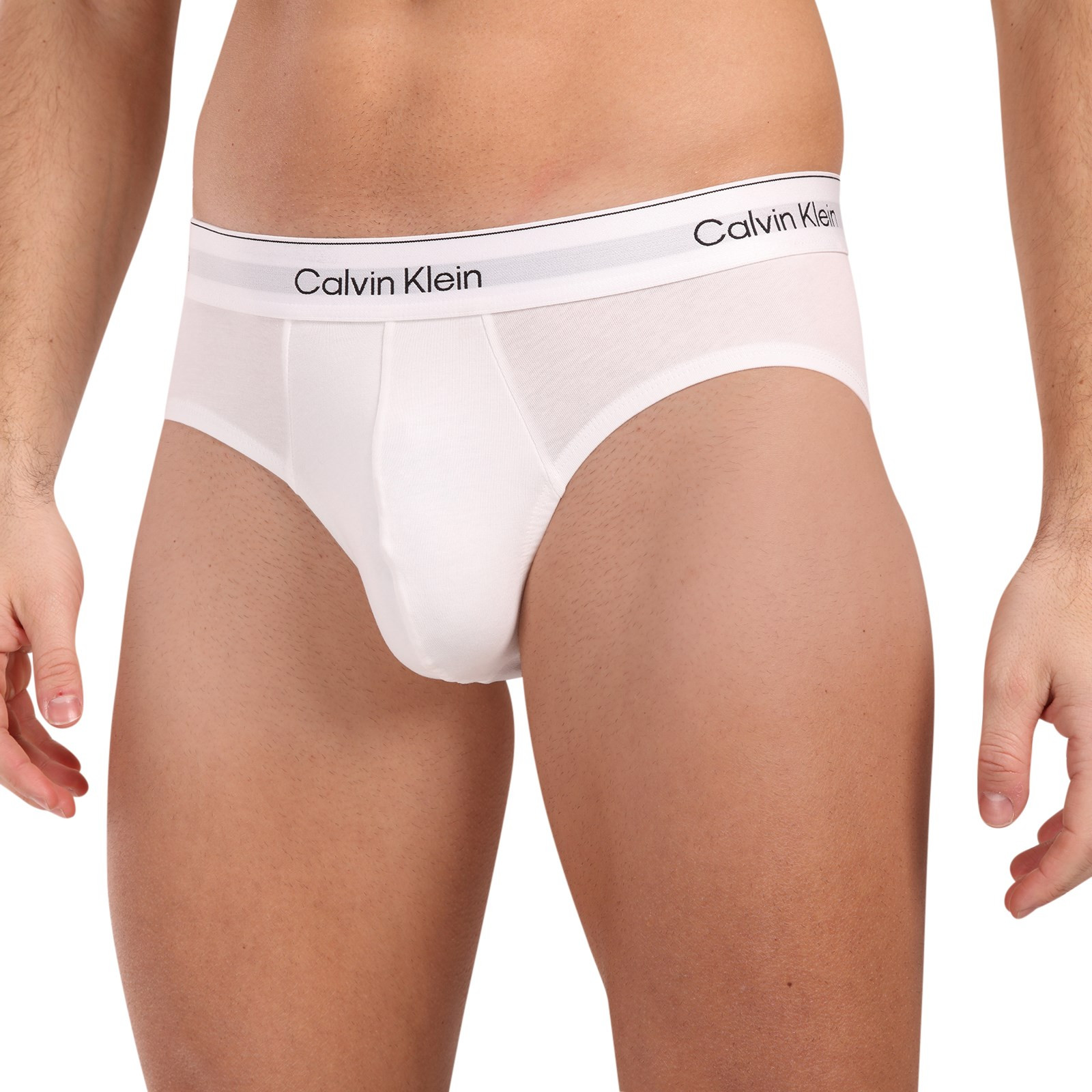 3PACK pánské slipy Calvin Klein bílé (NB4388-100) S - Obrázek 2