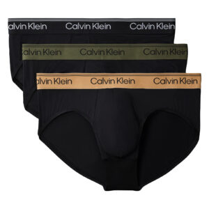 3PACK pánské slipy Calvin Klein vícebarevné (NB4408-HUE) 3XL