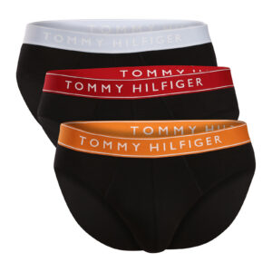 3PACK pánské slipy Tommy Hilfiger černé (UM0UM03856 0XD) M