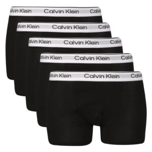 5PACK dětské boxerky Calvin Klein černé (B700511-0R7) 12-14 let