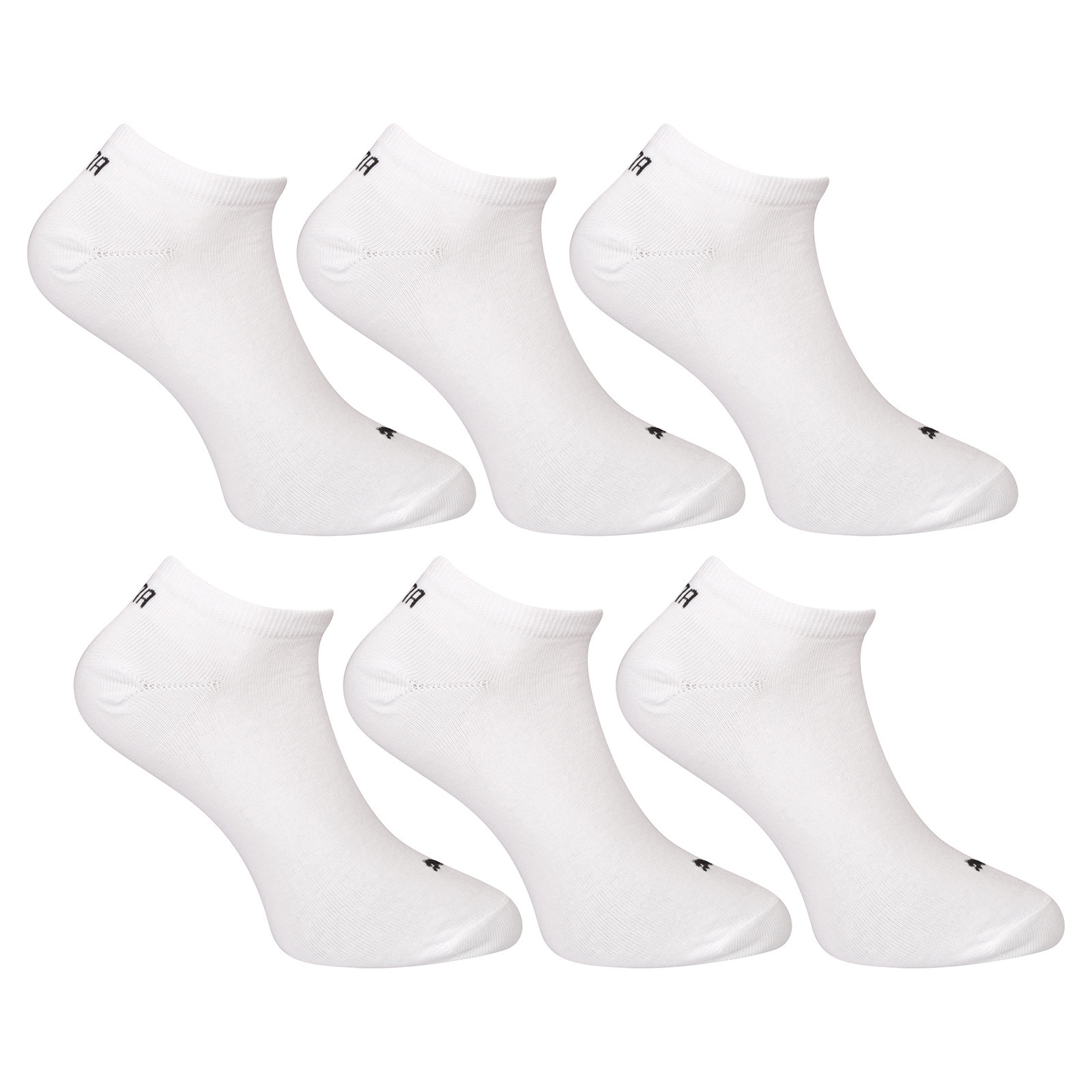 6PACK ponožky Puma nízké bílé (701236166 002) L