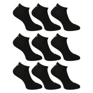 9PACK ponožky Puma nízké černé (701235837 002) M