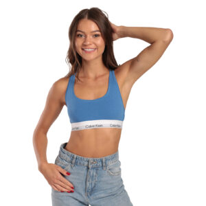 Dámská podprsenka Calvin Klein modrá (QF8493-C2L) M