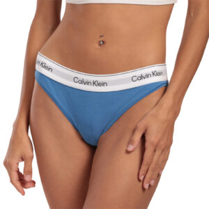 Dámská tanga Calvin Klein modré (QF8518-C2L) L