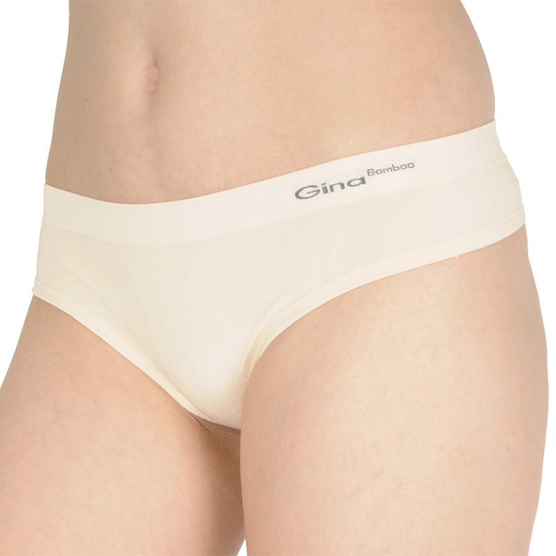 Dámská tanga Gina bambusová béžová (04026) S - Obrázek 2