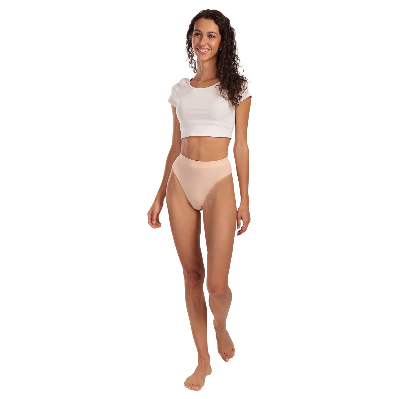 Dámské kalhotky Julimex béžové (Bamboo bikini-beige) XL - Obrázek 2