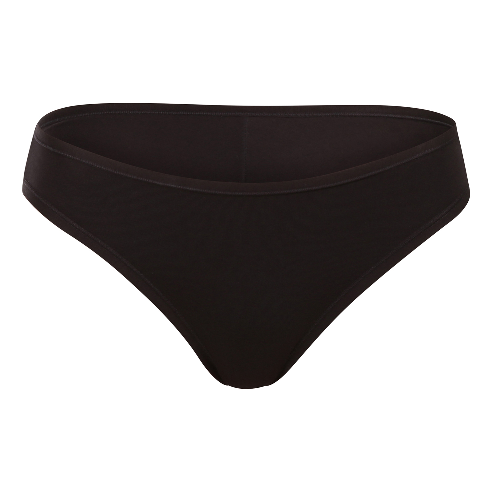 Dámské kalhotky brazilky Syvela bezešvé černé (7818-black) L