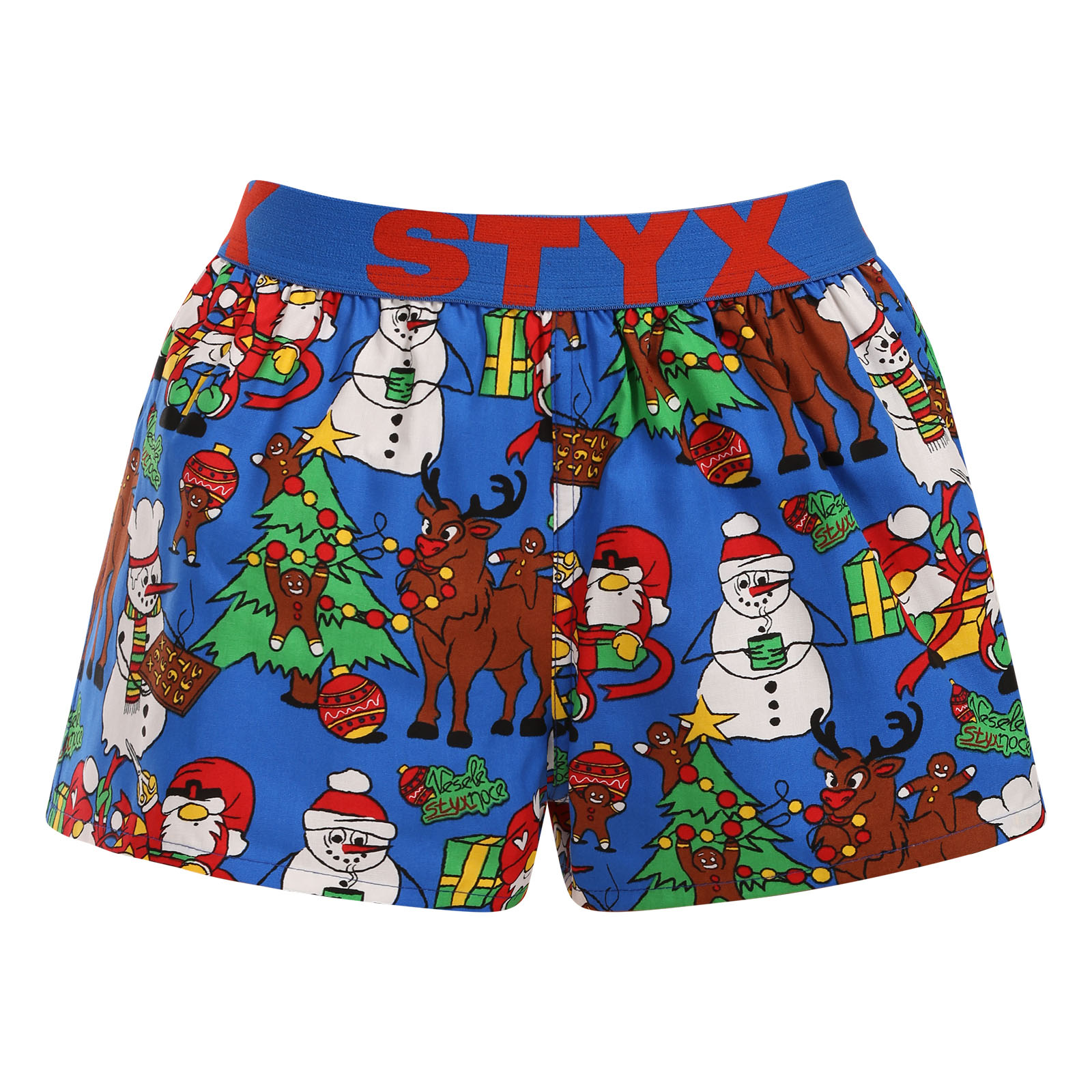 Dámské trenky Styx art sportovní guma Vánoce pohoda (T1957) XL