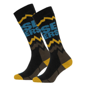 Dětské ponožky Horsefeathers Mitzi Youth Blue snowboardové vícebarevné (AK058E) 35/37