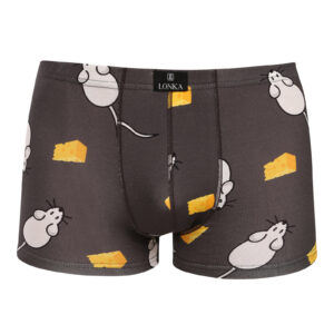 Pánské boxerky Lonka vícebarevné (Kevin-myšky) XXL