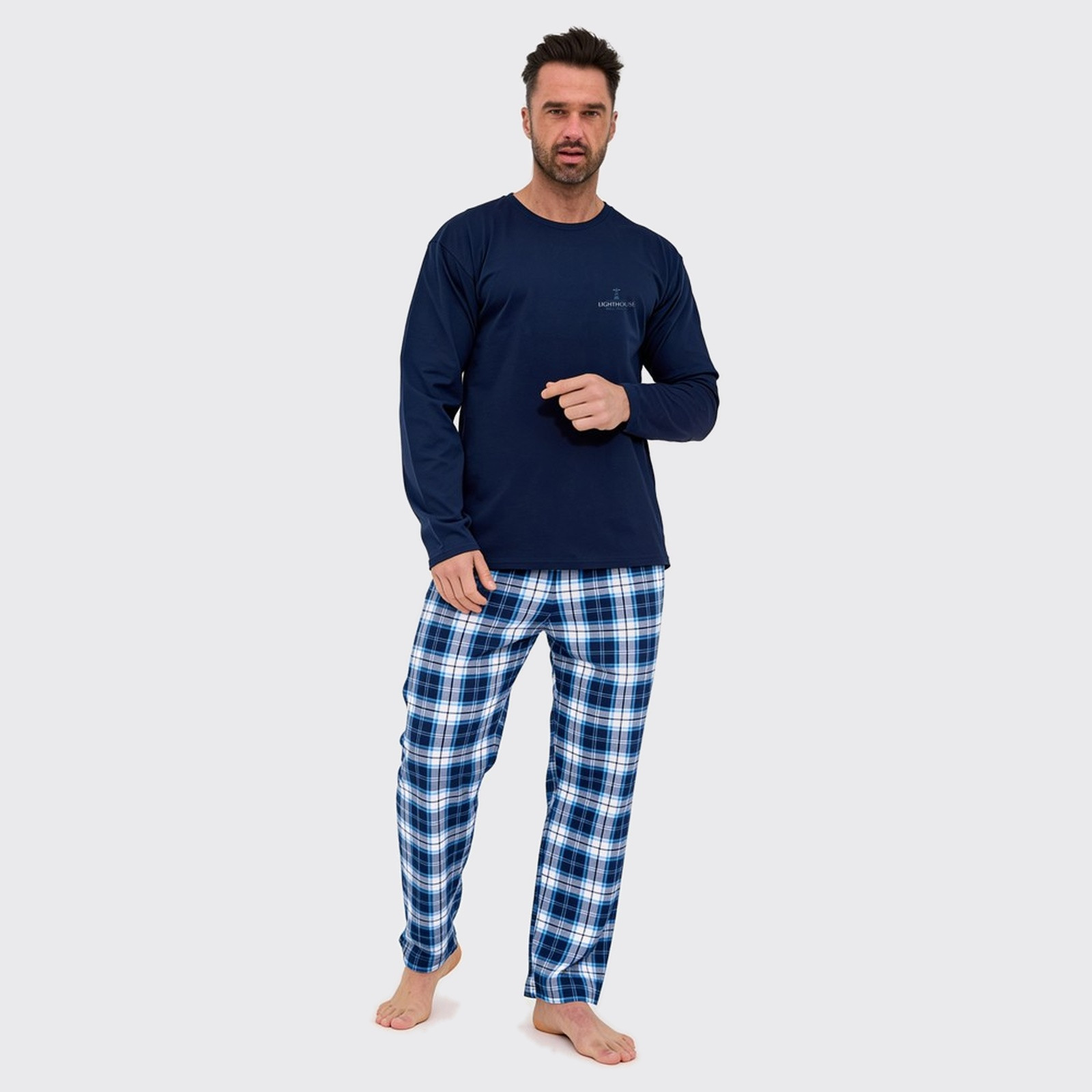Pánské pyžamo Cornette vícebarevné (124/220) 3XL