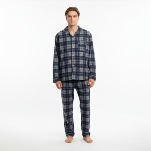 Pánské pyžamo Gianvaglia vícebarevné (2503/grey) 3XL