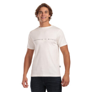 Pánské tričko Everlast bílé (TMB003-off white) L