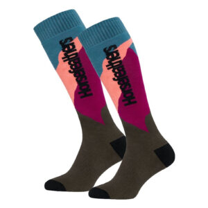 Ponožky Horsefeathers Capella Adriatic Blue snowboardové vícebarevné (AW161D) M