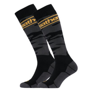 Ponožky Horsefeathers Enver Black Yellow snowboardové vícebarevné (AM249E) S