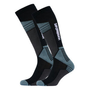 Ponožky Horsefeathers Rory Thermolite Black snowboardové vícebarevné (AM130K) M