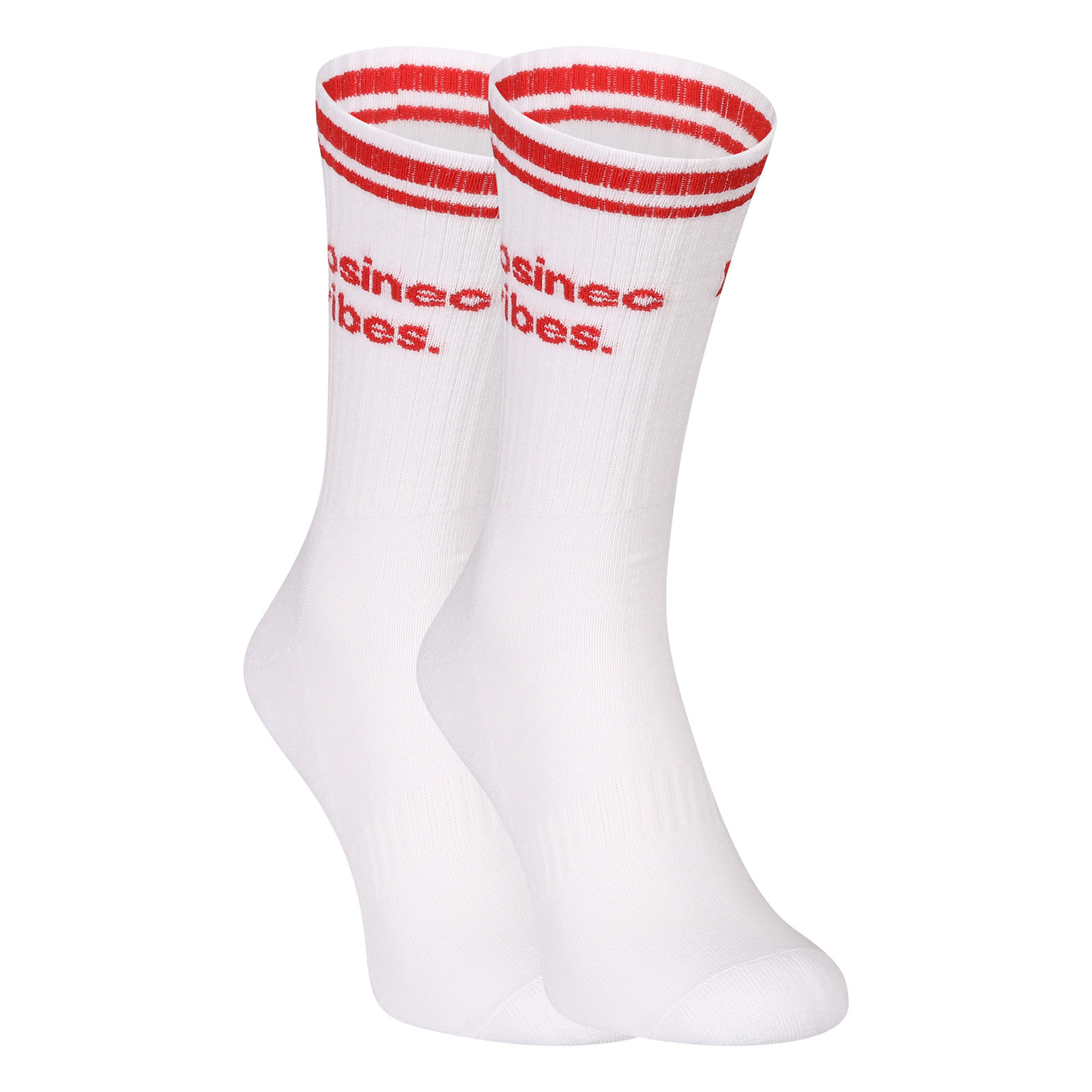 Ponožky Nedeto sportovní vysoké Prosinec vibes. bílé (1NOBT22) S - Obrázek 2