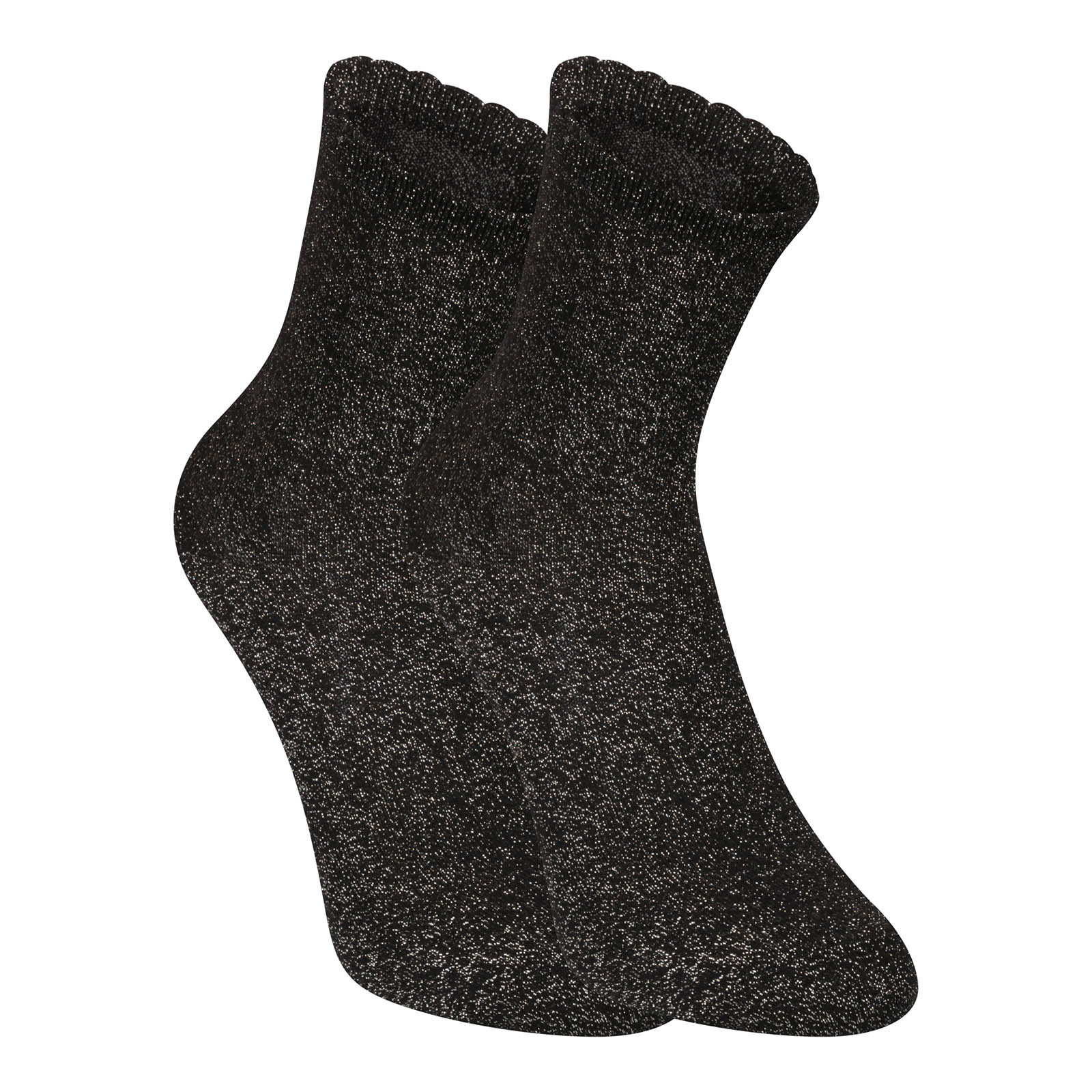 Ponožky PIECES vysoké černé (17078534-black/gold) uni - Obrázek 2